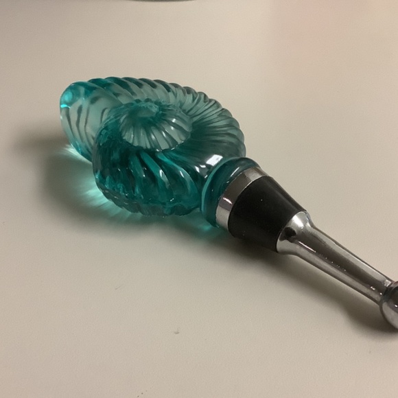 Art glass bottle stopper by LSArts fish decor new -Sea Shell - Picture 2 of 3